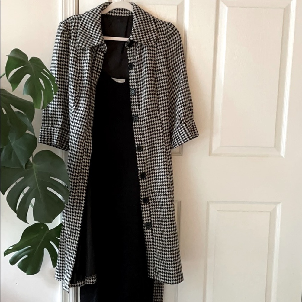 Vintage houndstooth jacket Sm/Med